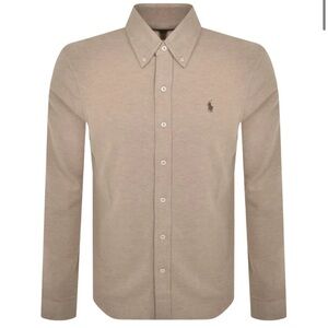 Ralph Lauren Tan Casual Button Down Shirt